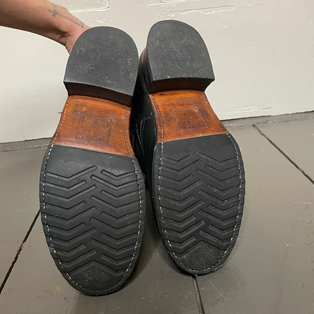 FRYE AND CO. Black Leather Engineer boots - Picture 5 of 7